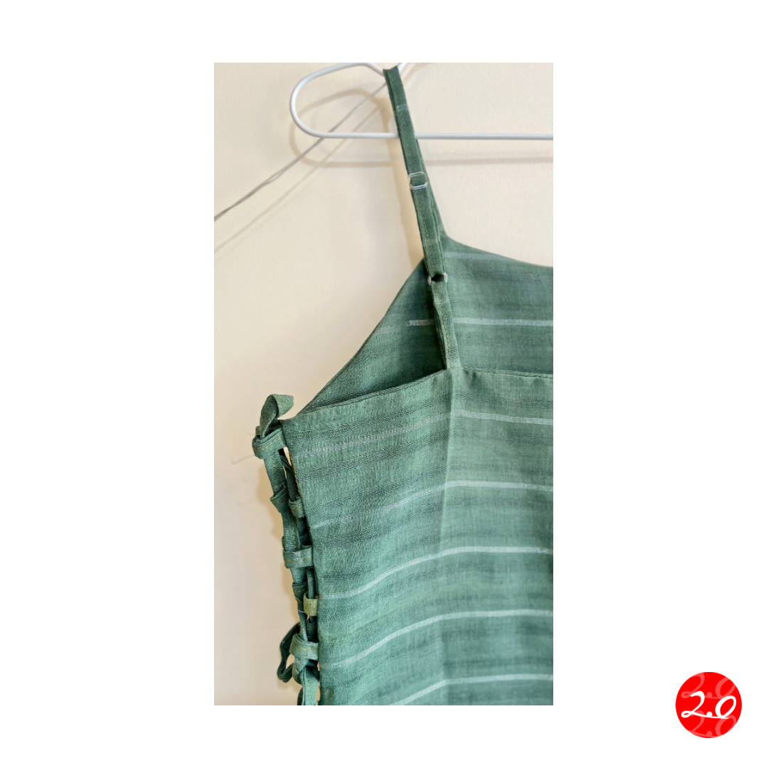 Olive Strap Kurti
