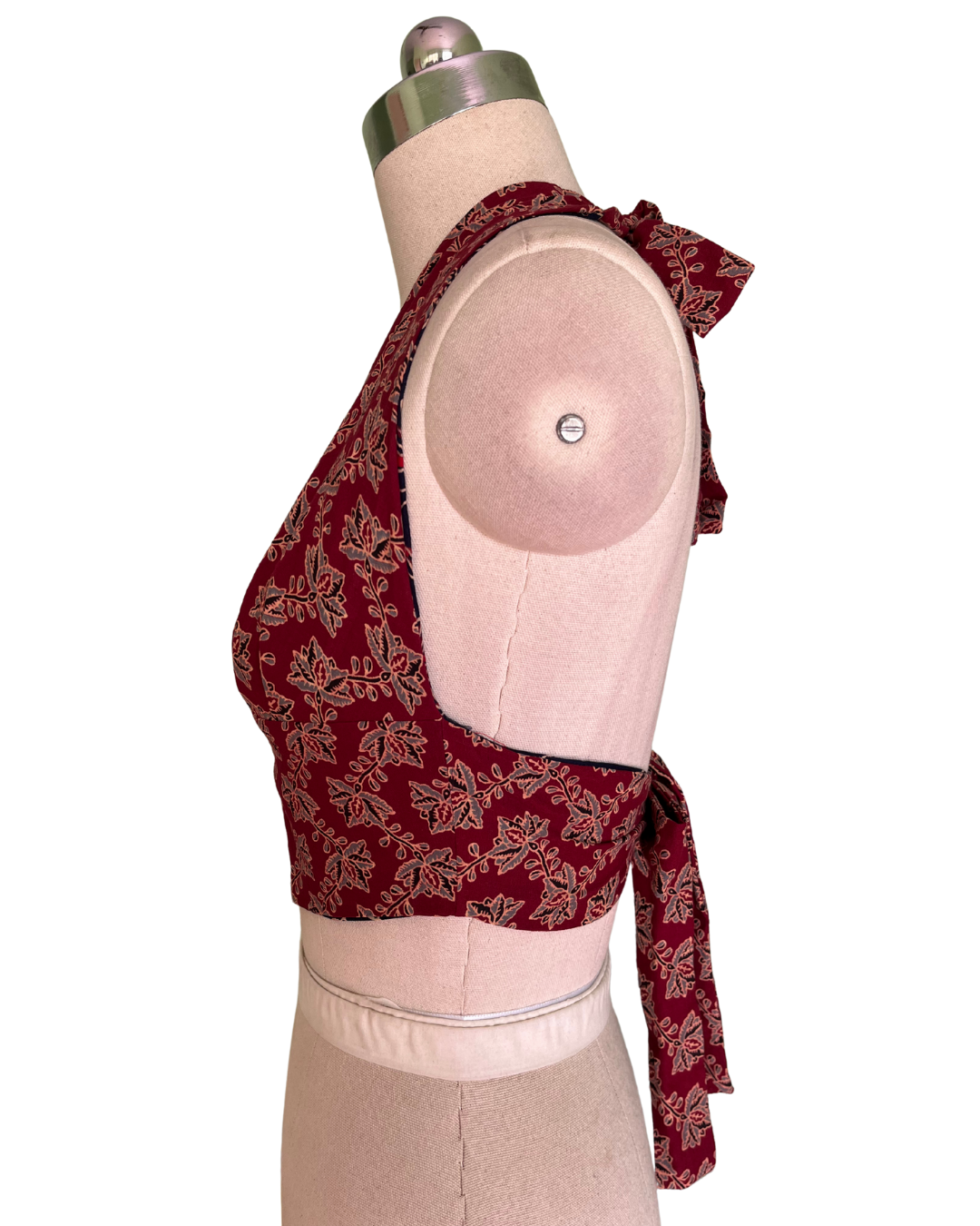 Wild Rosewood Reversible Halter Top