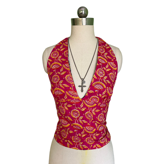 Rose After Dark GEET Halter Top