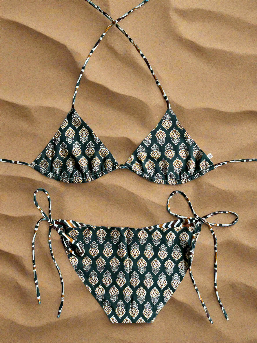 Botanic Code 2 Bikini Top and Bottom