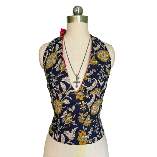 Rose After Dark GEET Halter Top