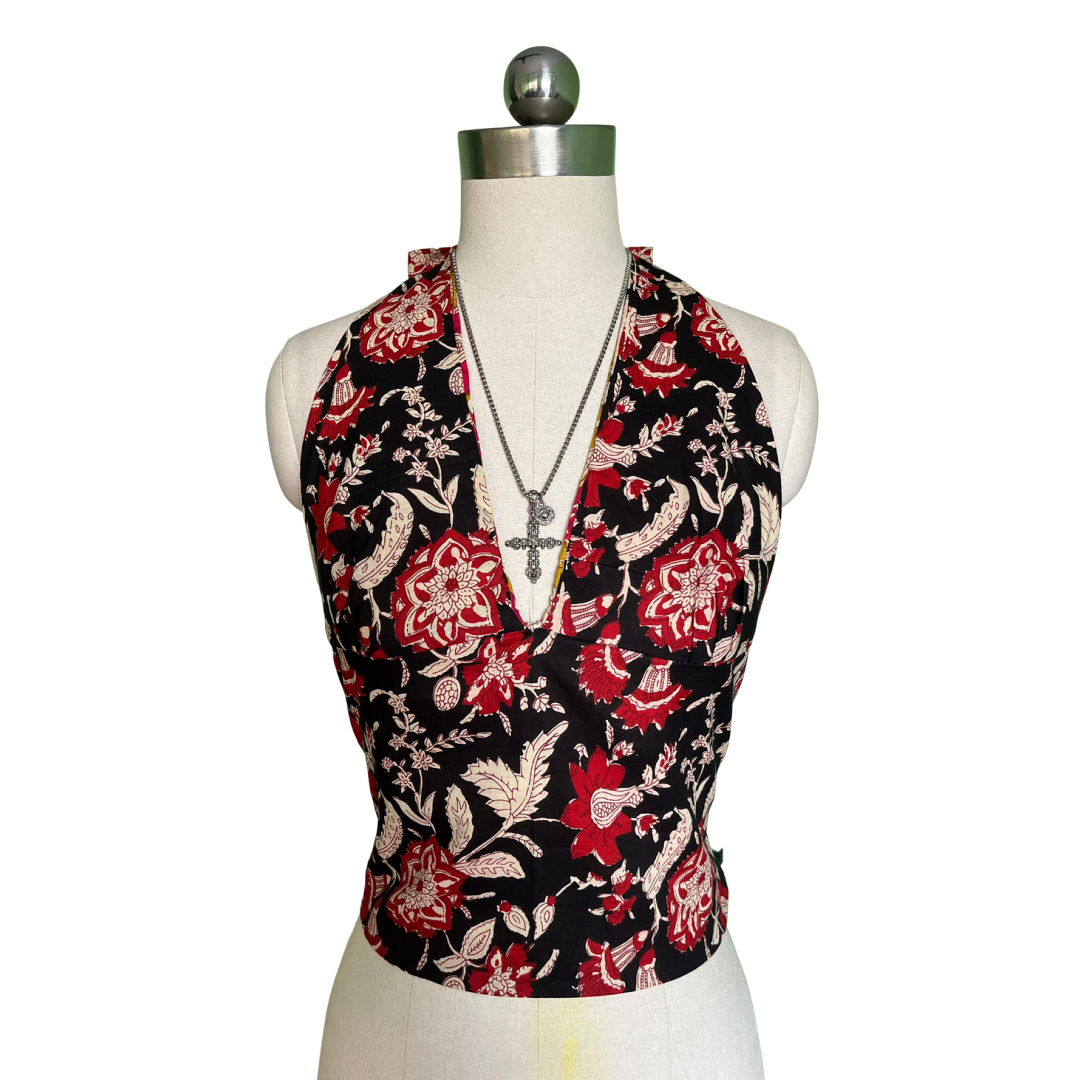 Midnight Mustard GEET Halter Top