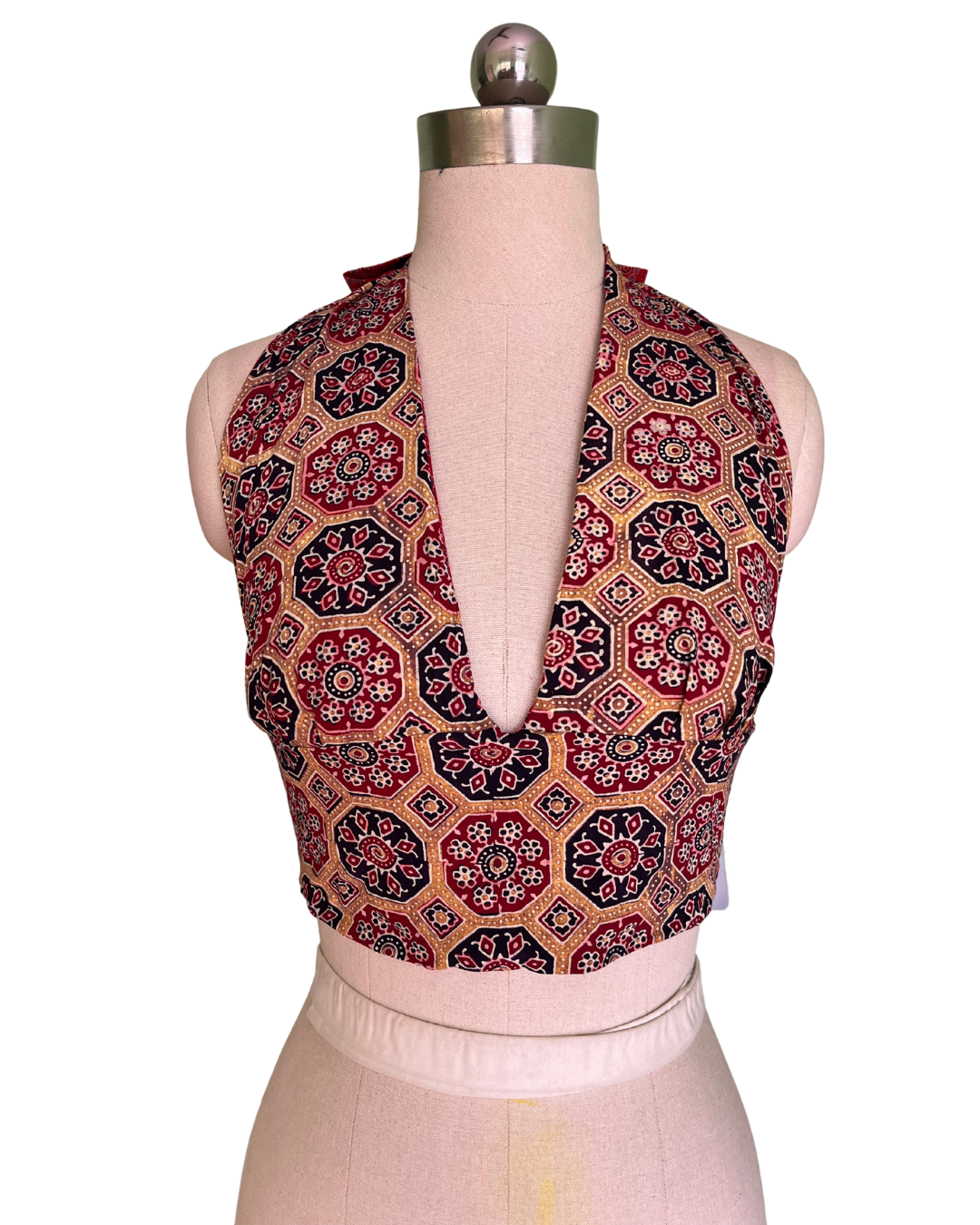 Saffron Sun Reversible Halter Top