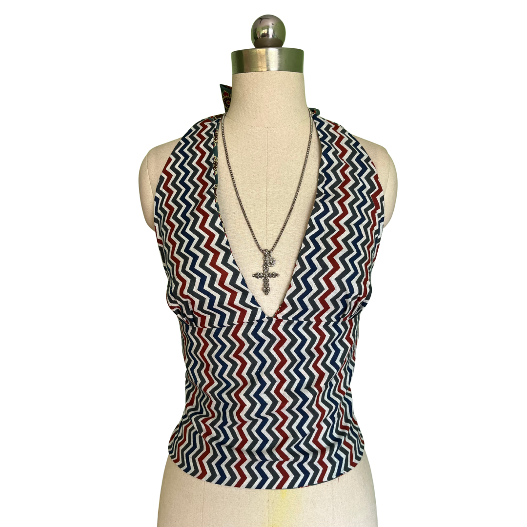 Wildstripe Grove GEET Halter Top