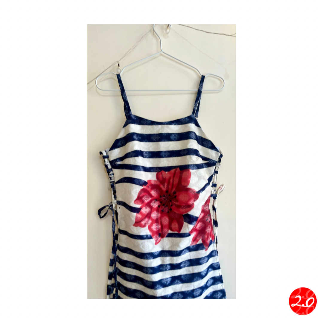 Tropical Strap Kurti