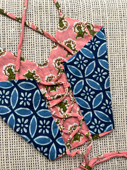 Botanic bloom Backless Crop Top