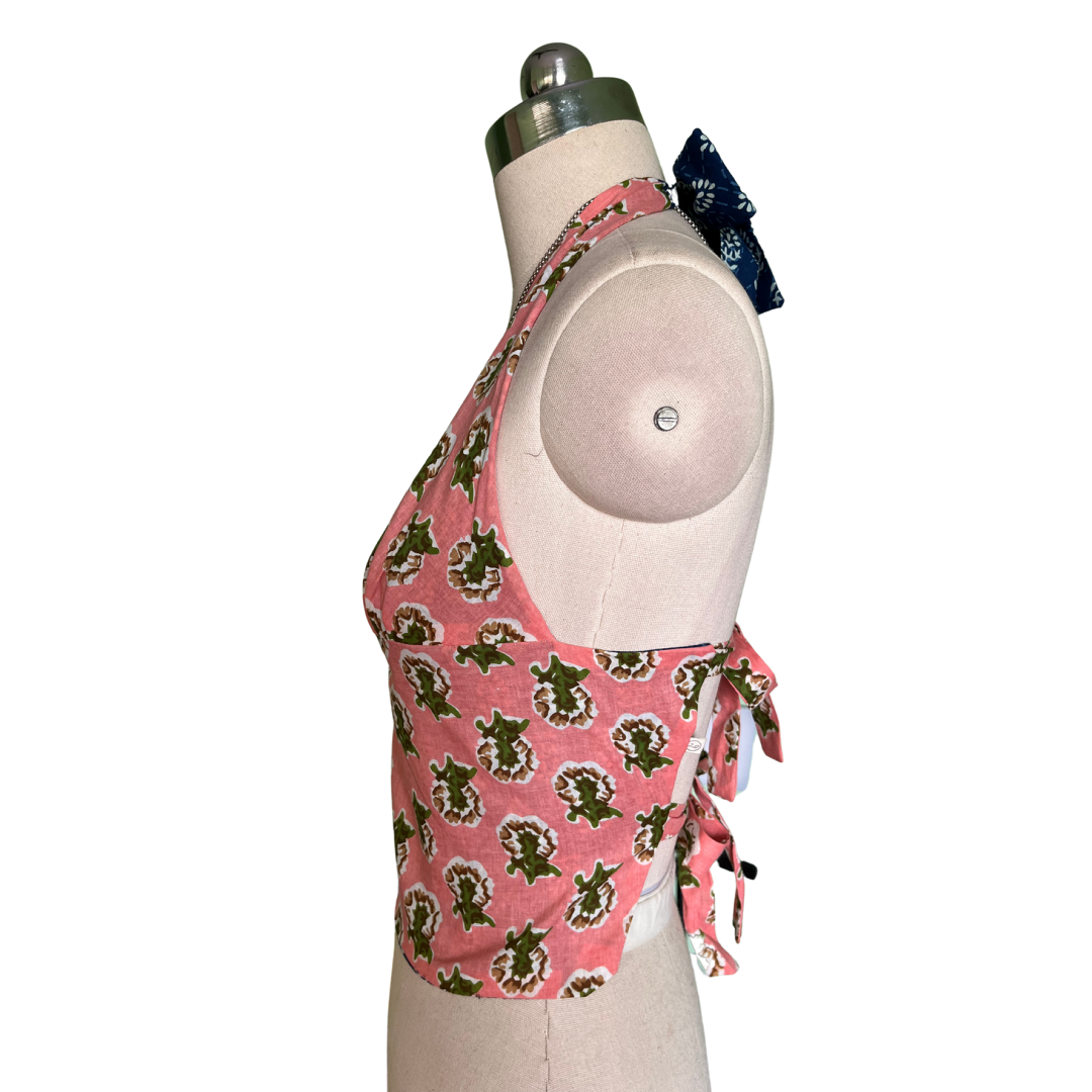 Electric Blossom GEET Halter Top