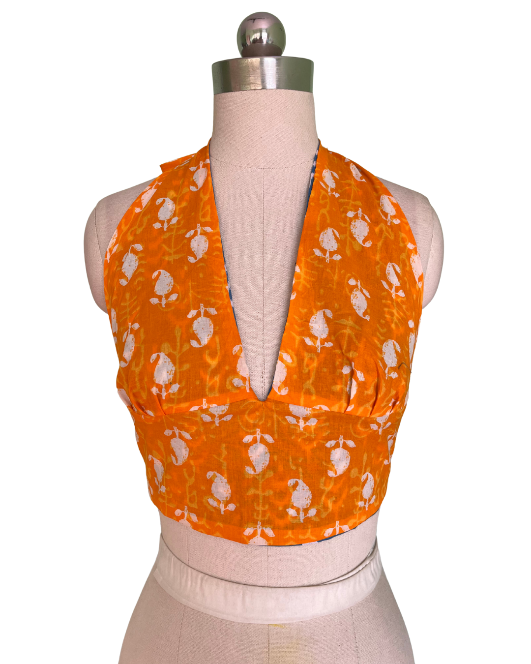 Golden Breeze Reversible Halter Top