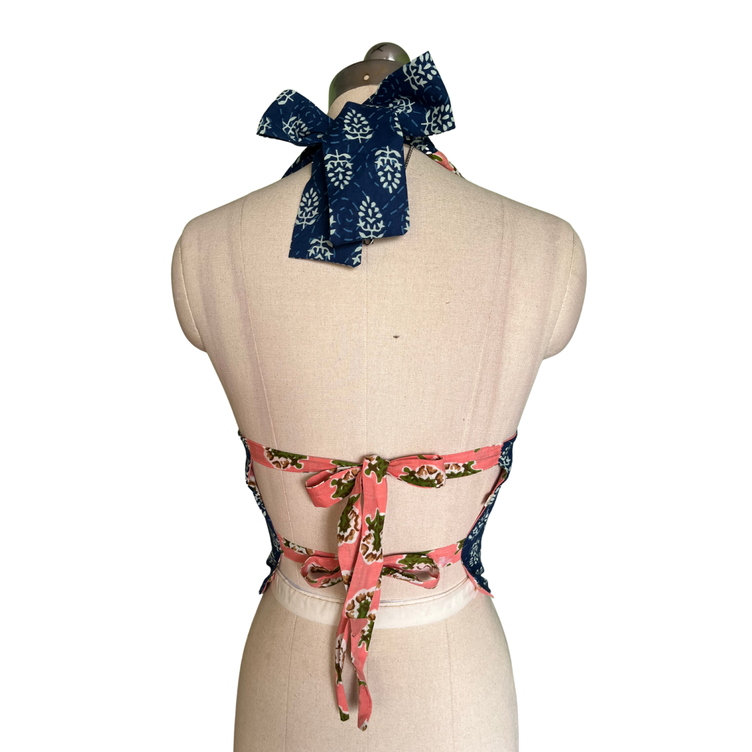 Electric Blossom GEET Halter Top