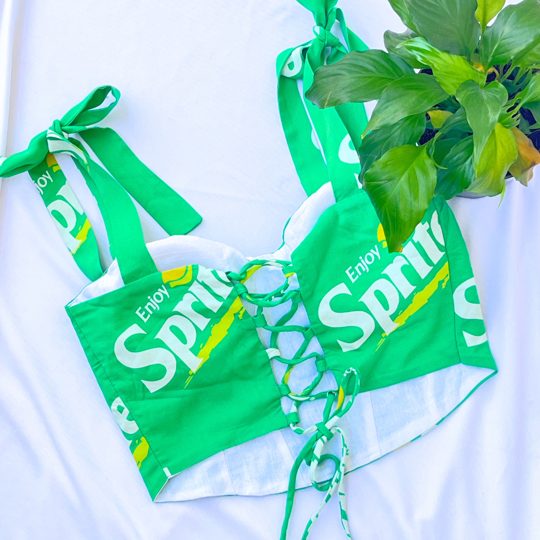 🧃Sprite Corset top🧃