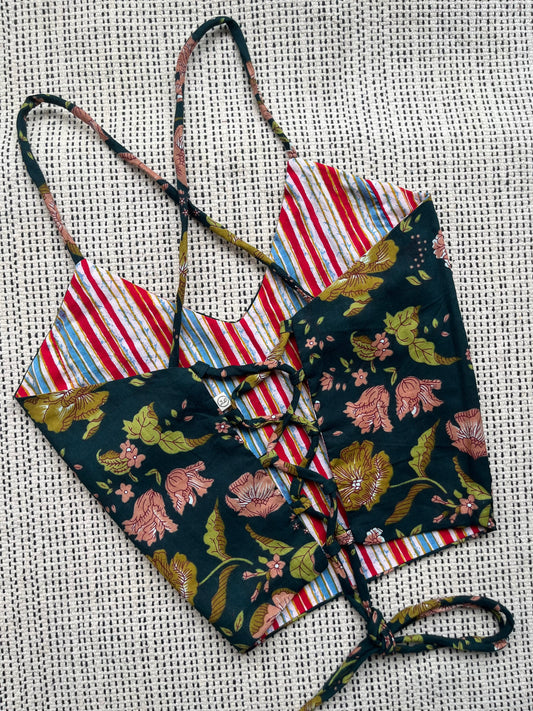 Forest fairy Backless Crop Top