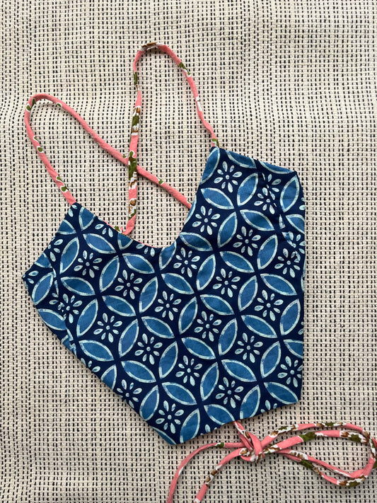 Botanic bloom Backless Crop Top