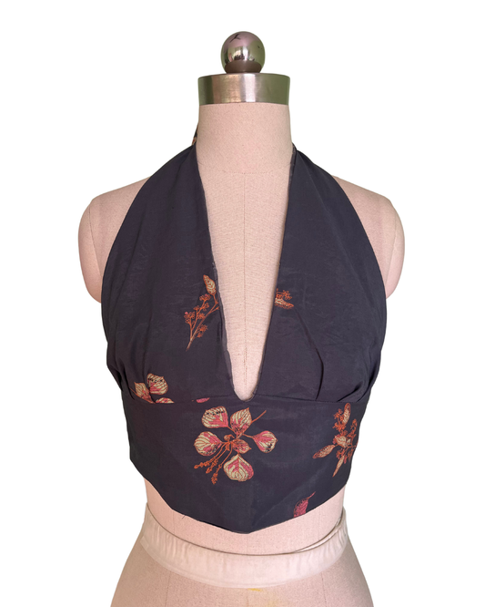 Ethereal Gleam Reversible Halter Top