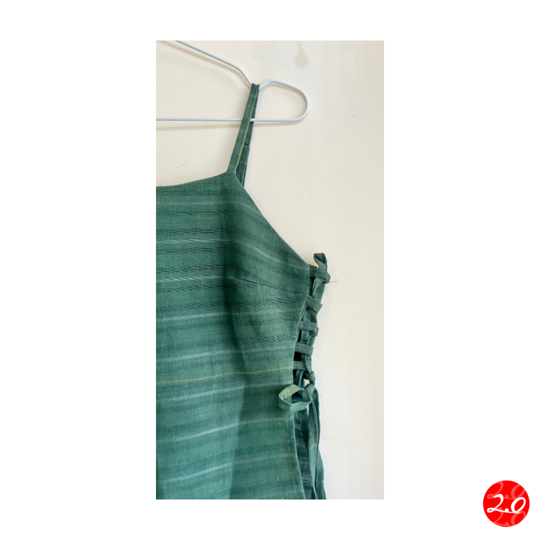 Olive Strap Kurti