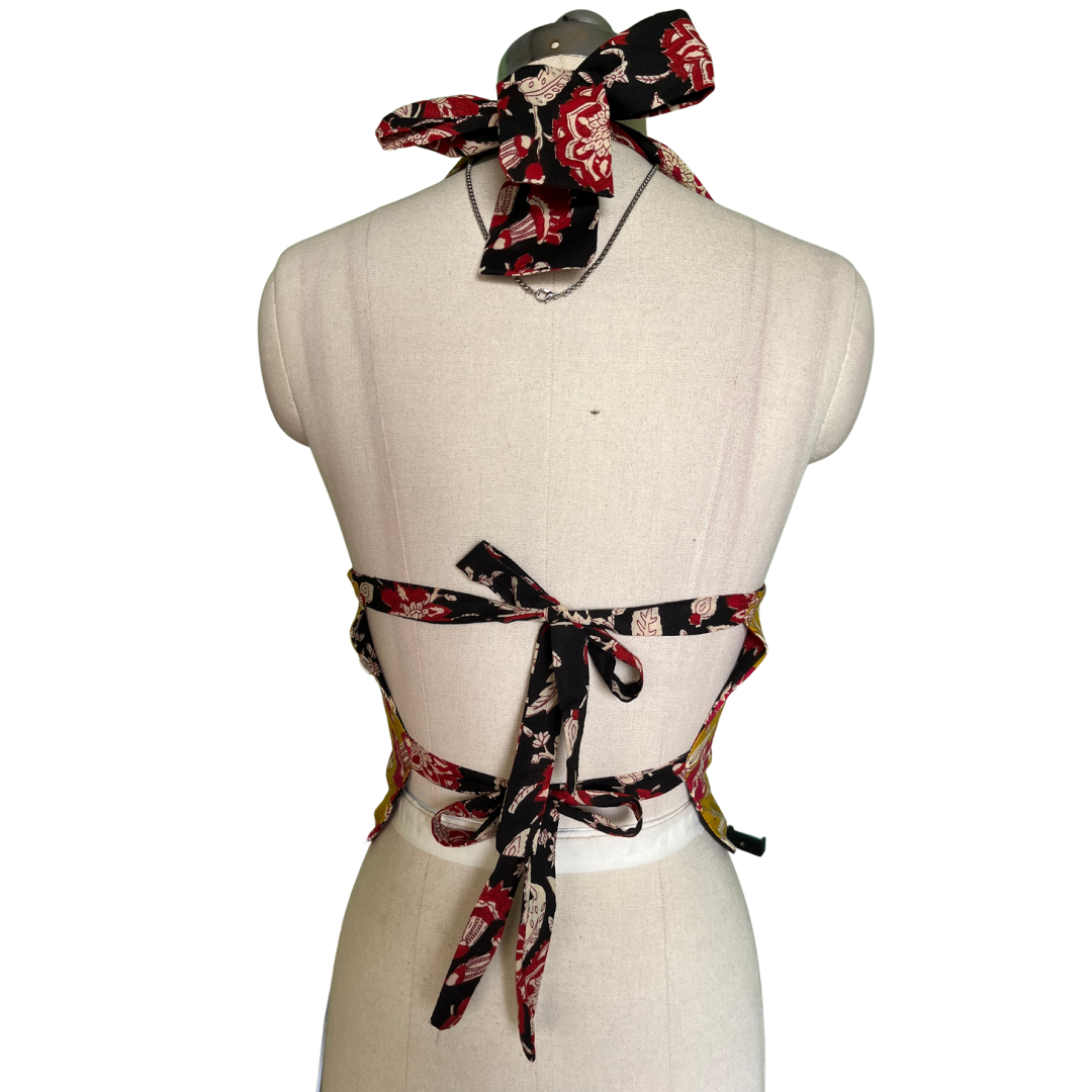 Midnight Mustard GEET Halter Top