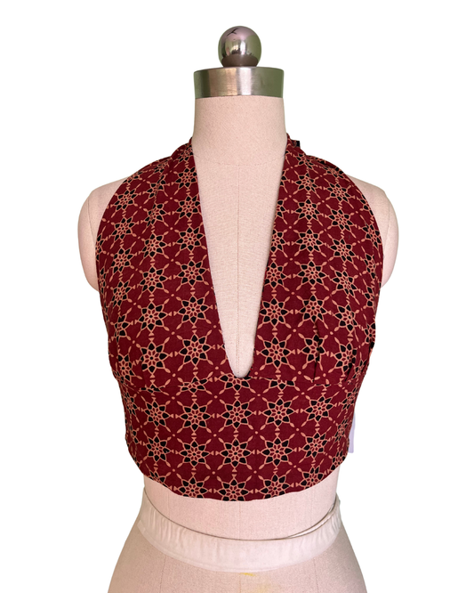 Rustic Reverie Reversible Halter Top