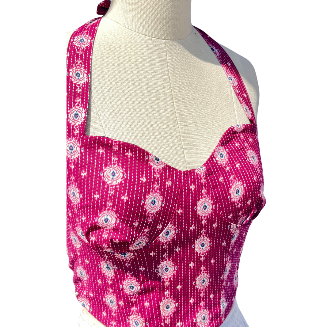 Mist and Rose Reversible Corset top