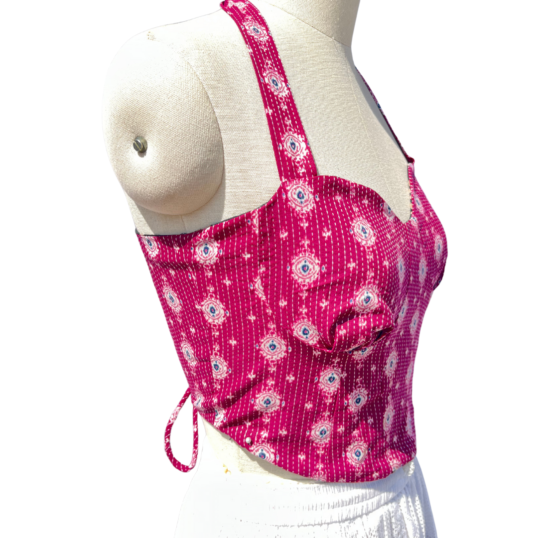 Mist and Rose Reversible Corset top