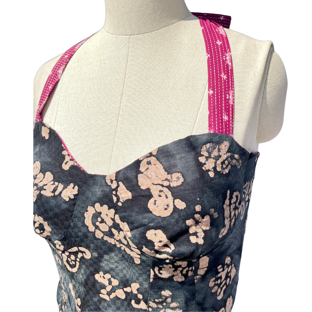 Mist and Rose Reversible Corset top