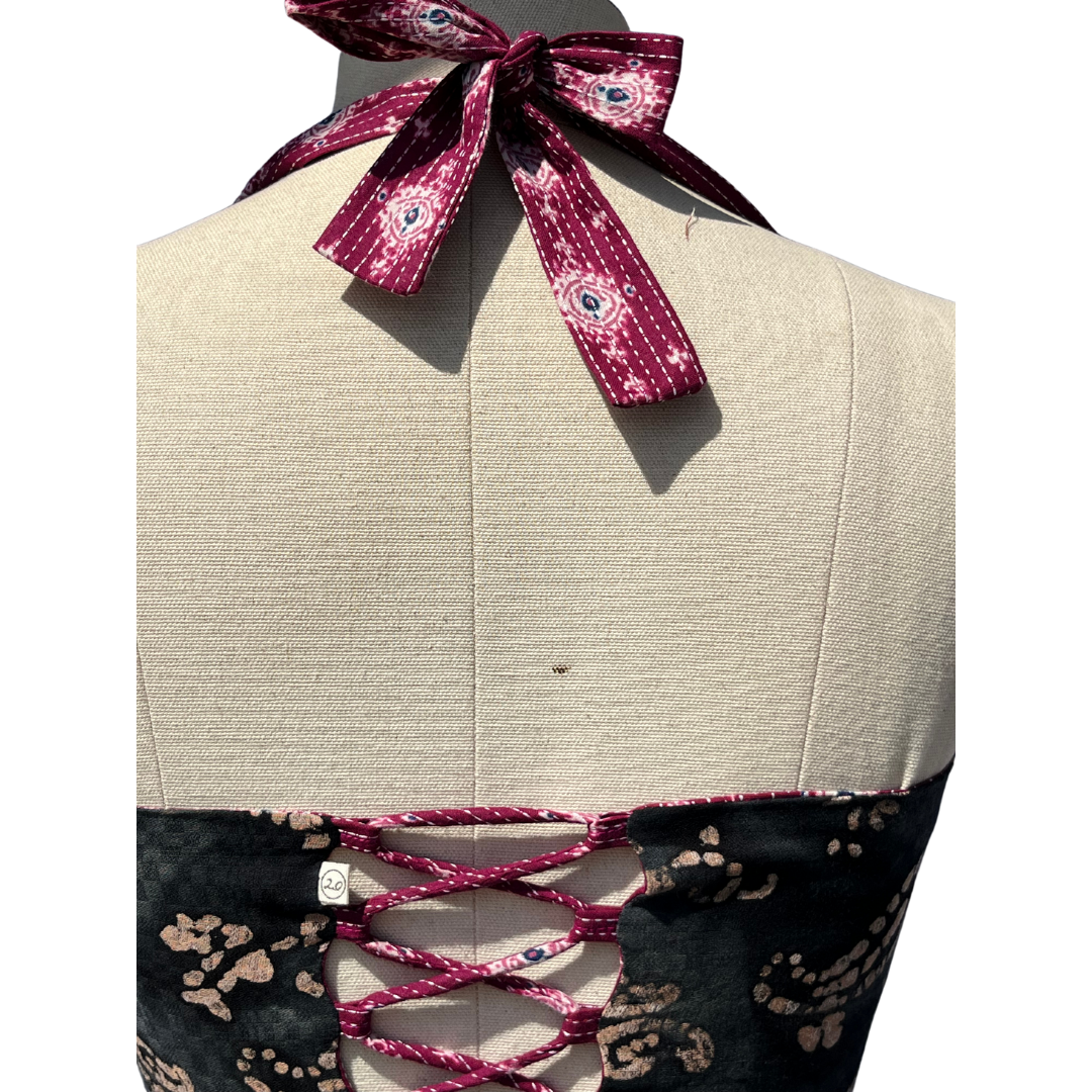 Mist and Rose Reversible Corset top