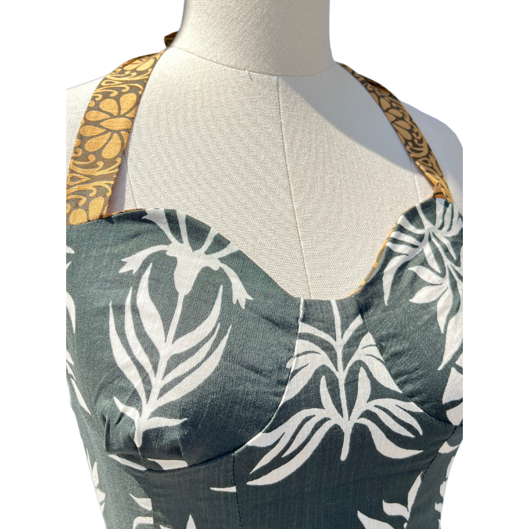 Mustard meadow Reversible Corset top