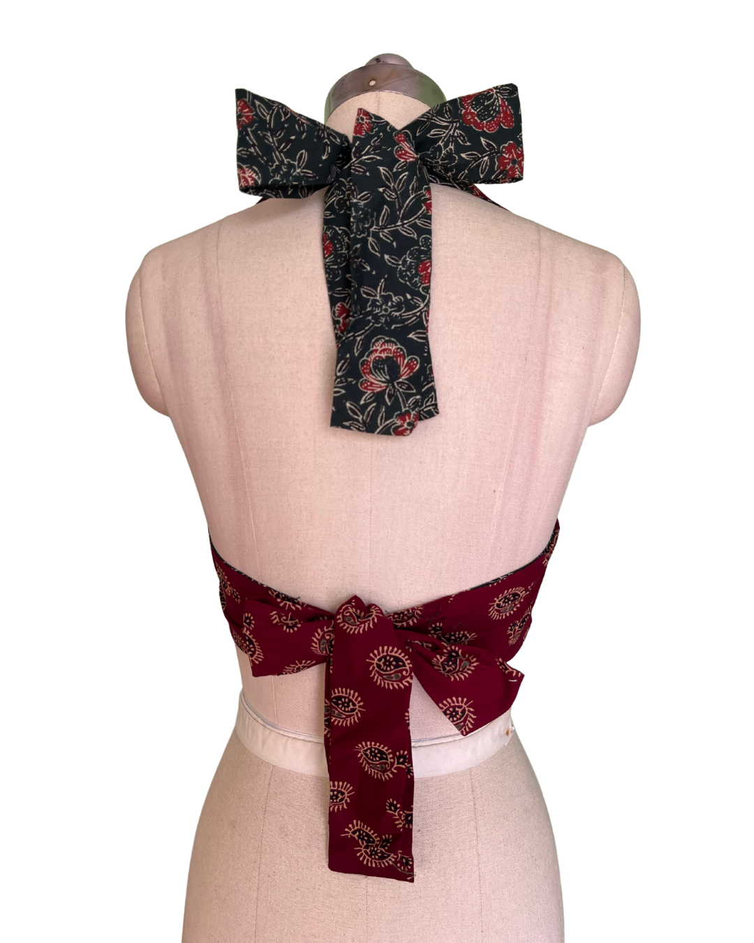 Wild Rosewood Reversible Halter Top