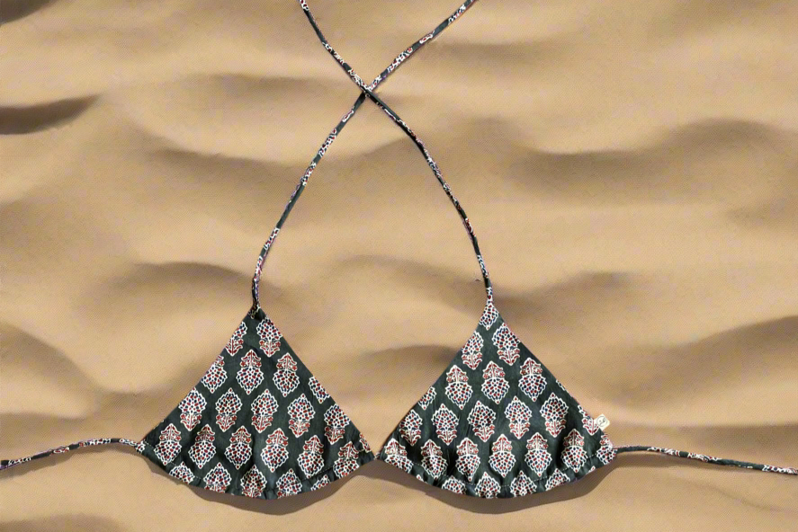 Moonlit Iris Bikini Top