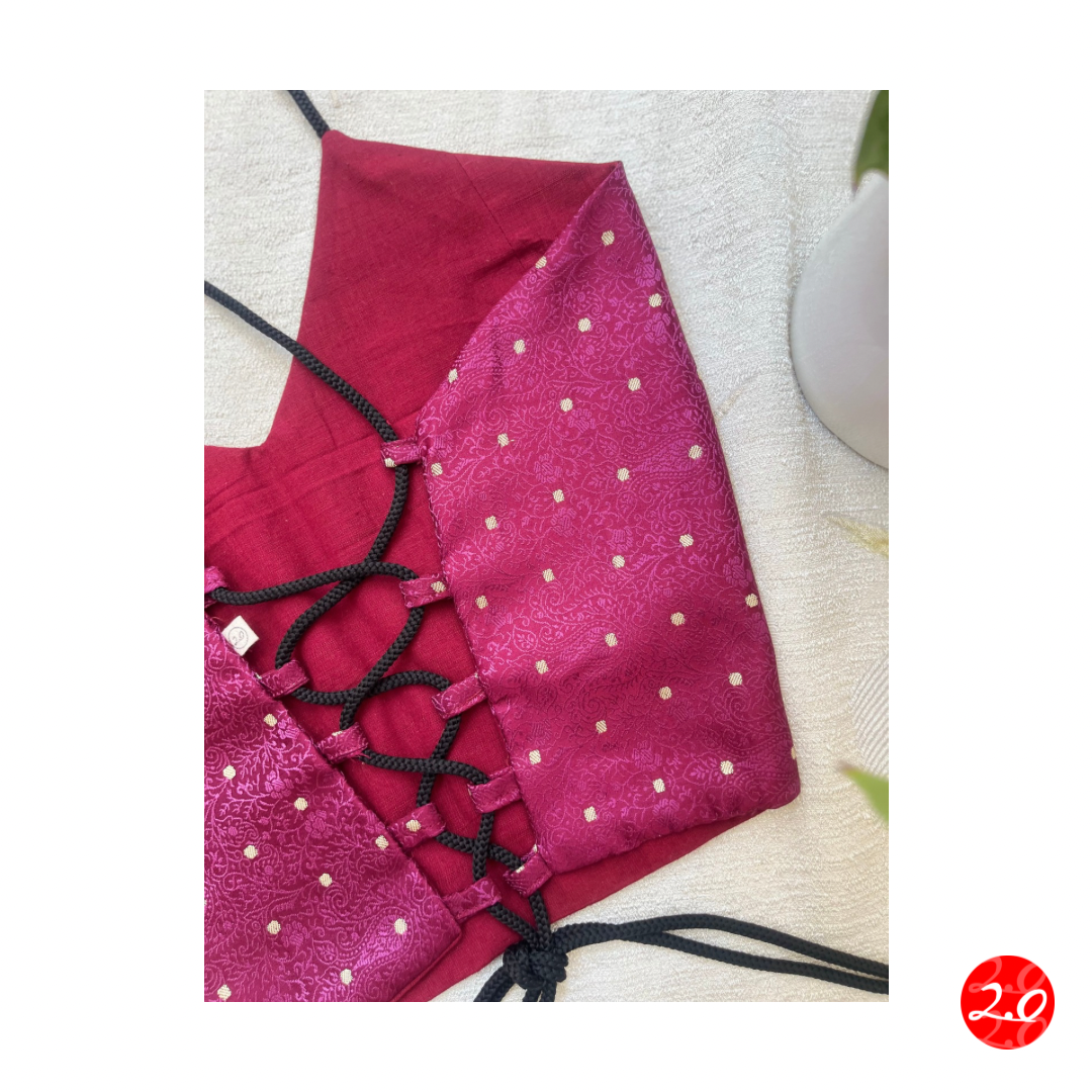 Plush Maroon Crop Top