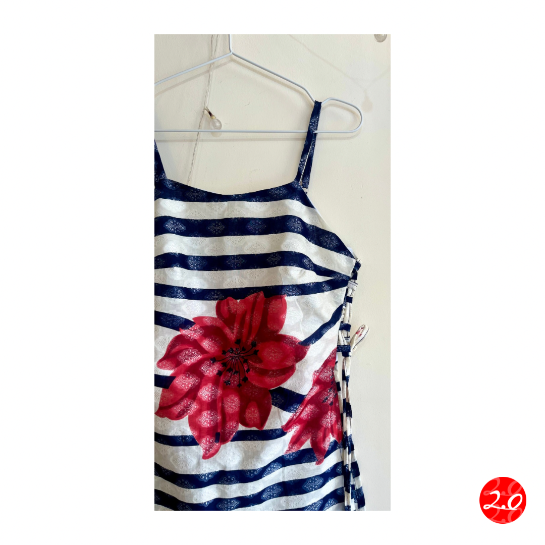 Tropical Strap Kurti