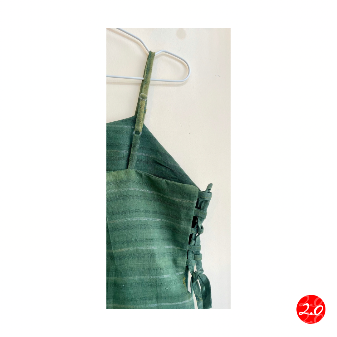 Olive Strap Kurti