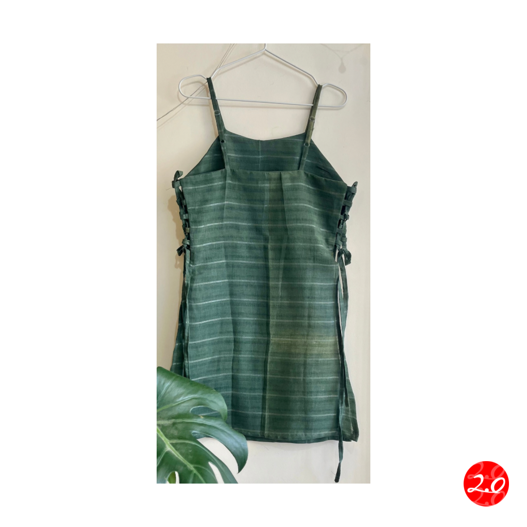 Olive Strap Kurti