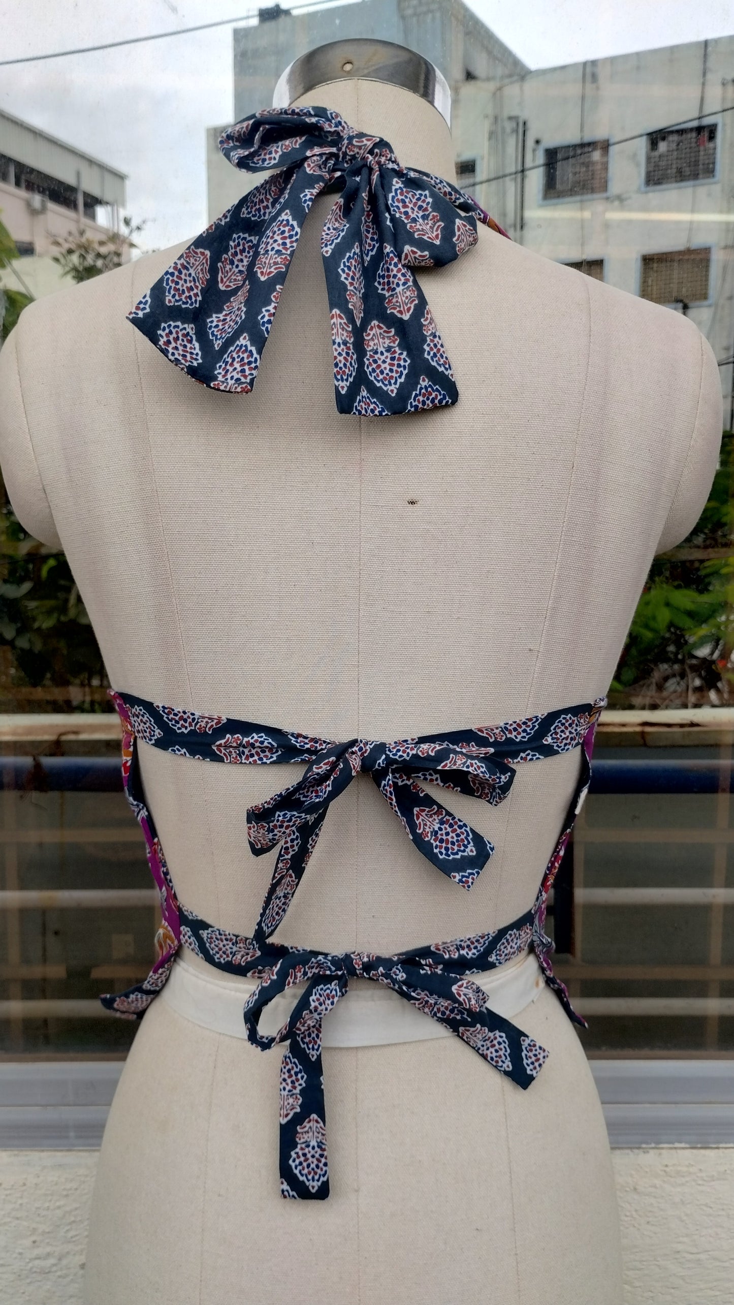 Royal Garden Reversible GEET Halter Top