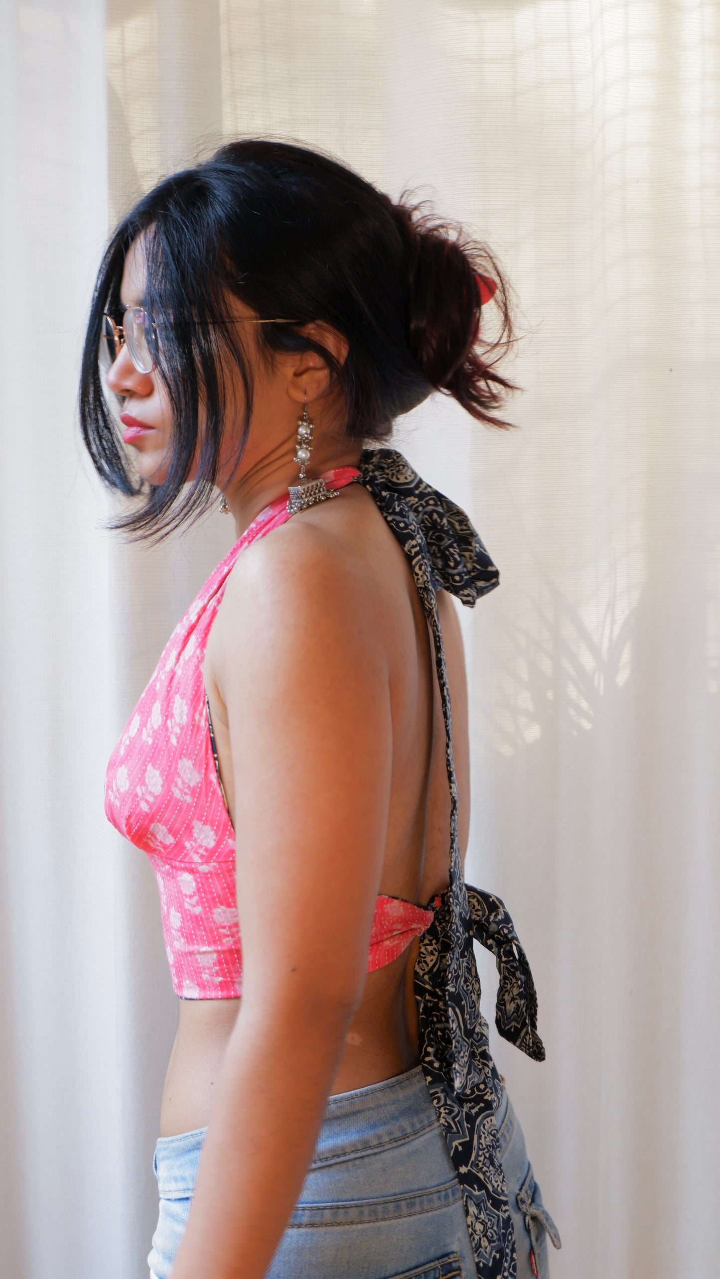 Jaipur muse Reversible Halter Top