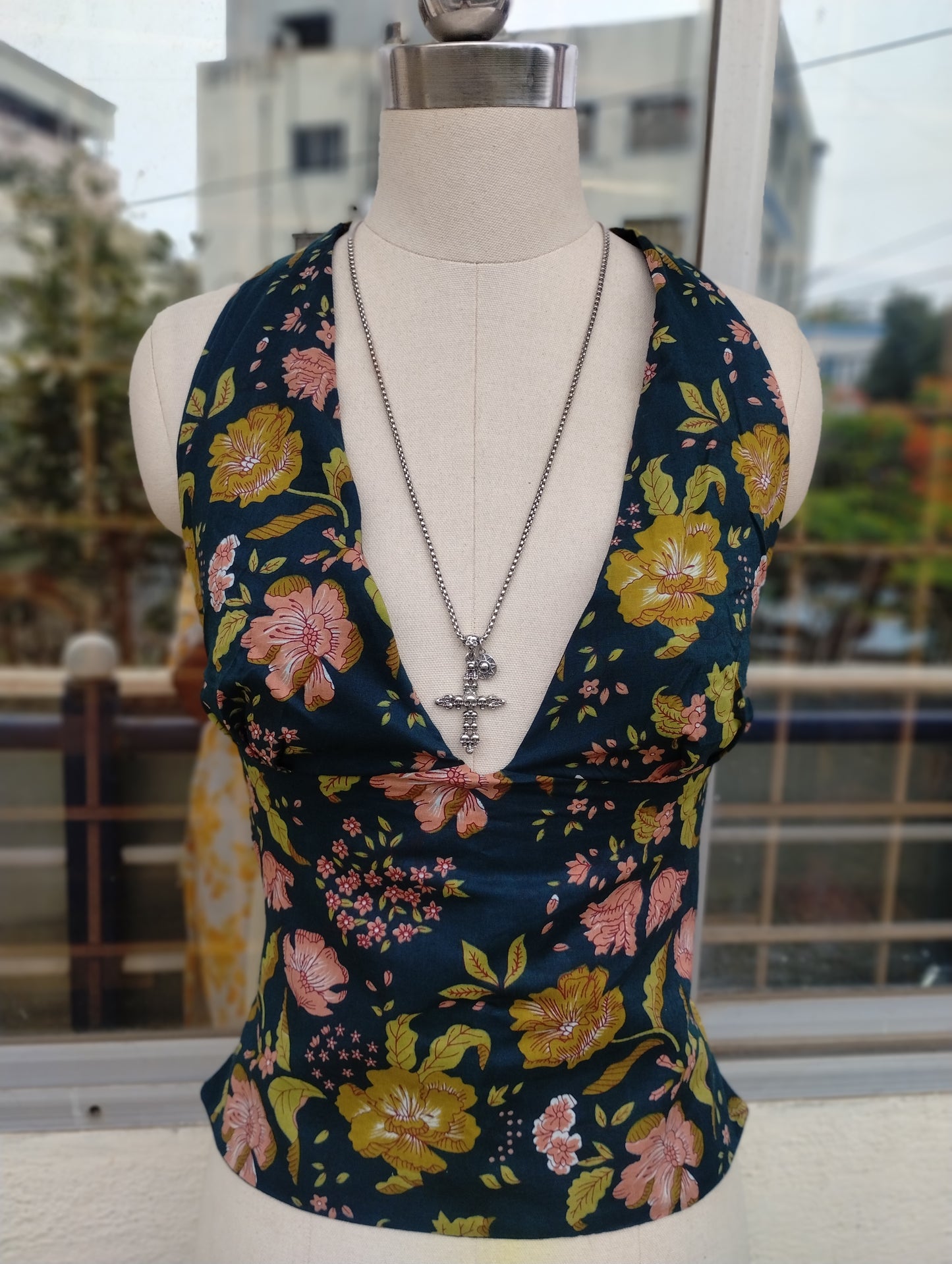 Forest Flower GEET Halter Top