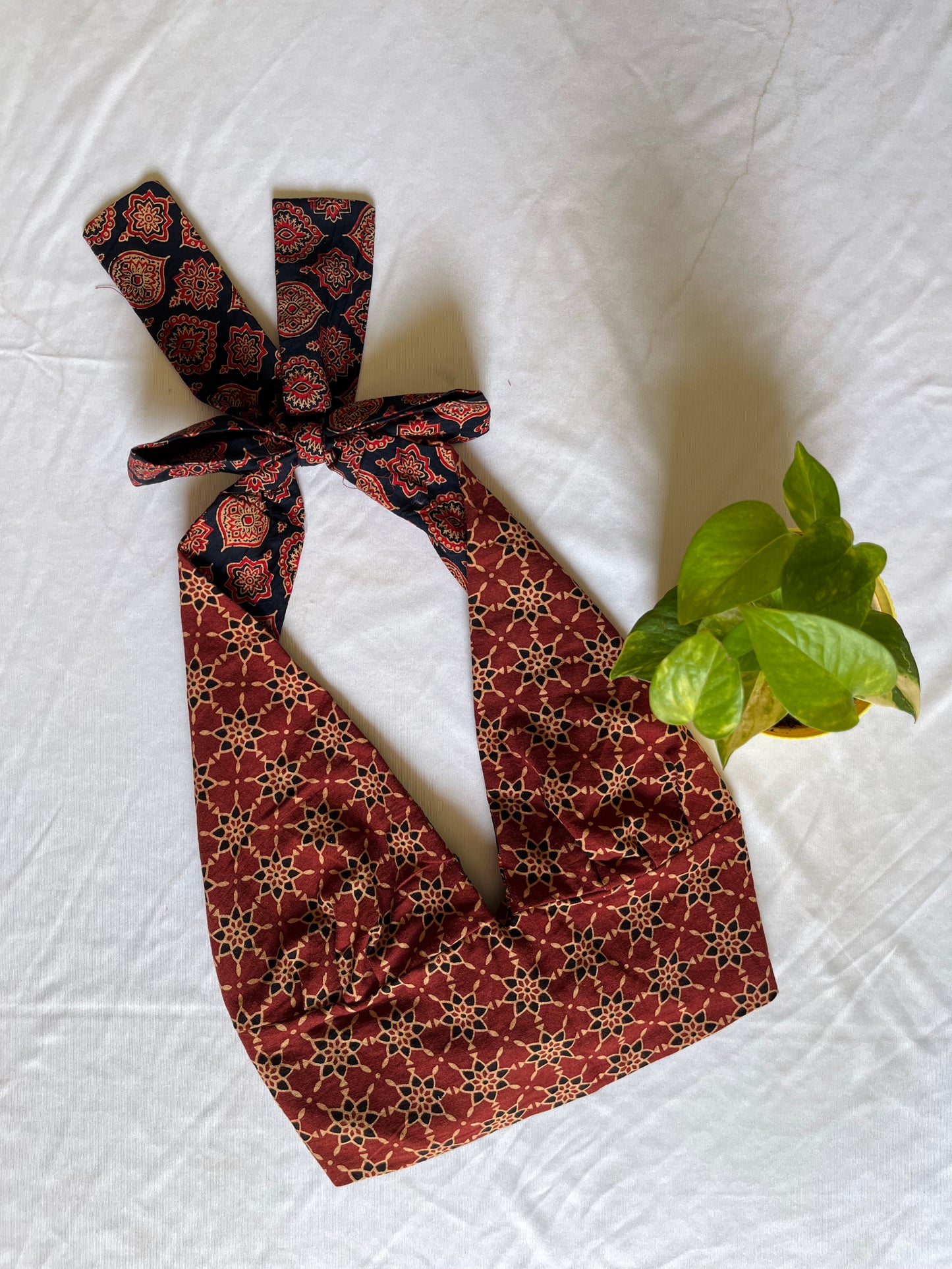 Rustic Reverie Reversible Halter Top