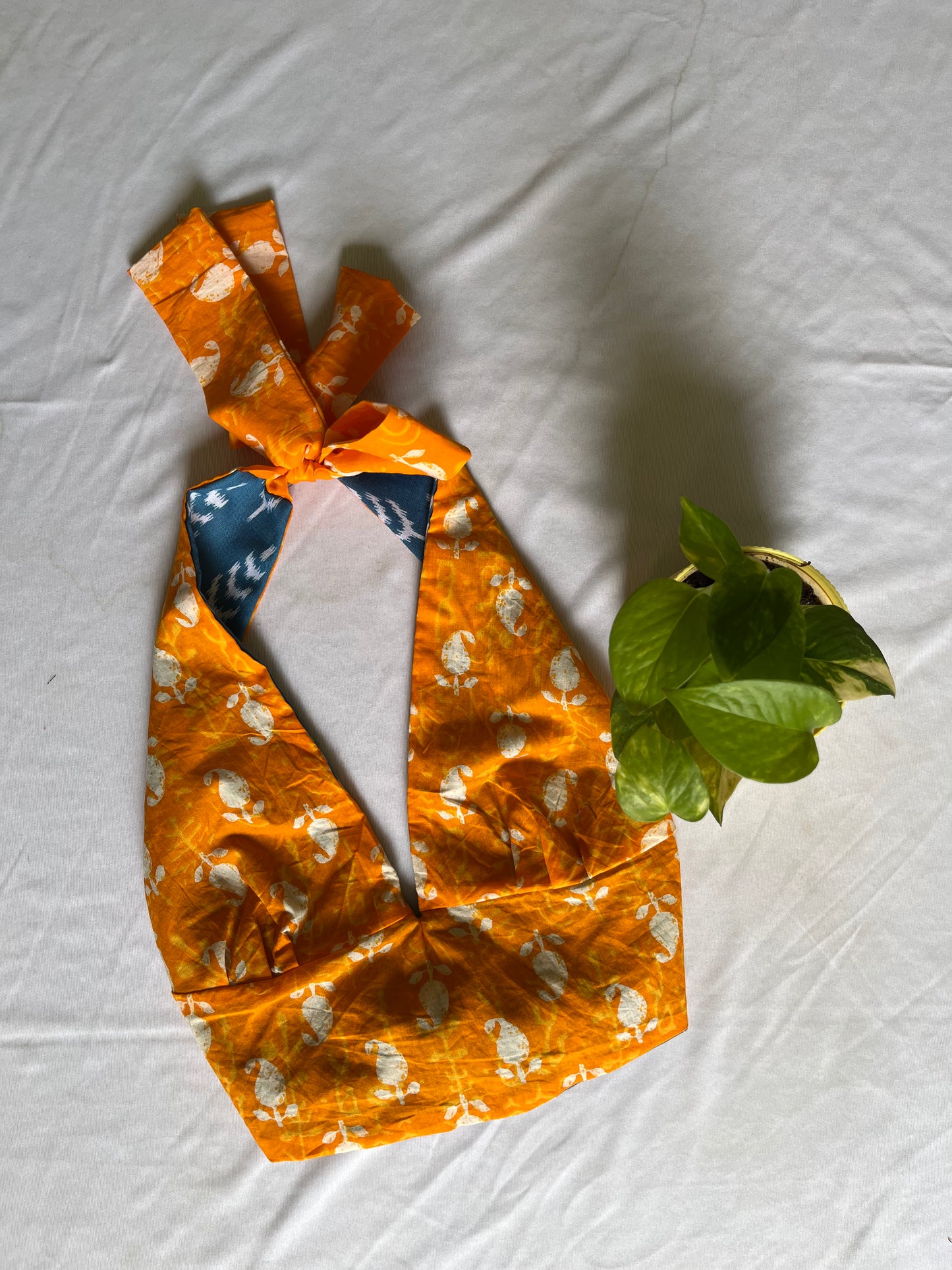 Golden Breeze Reversible Halter Top