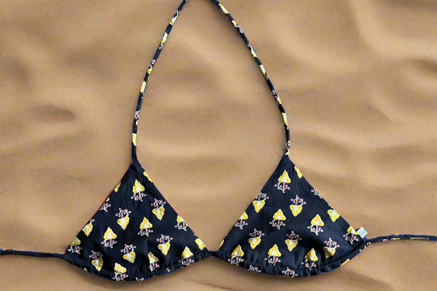 Pink Venom Reversible Bikini Top