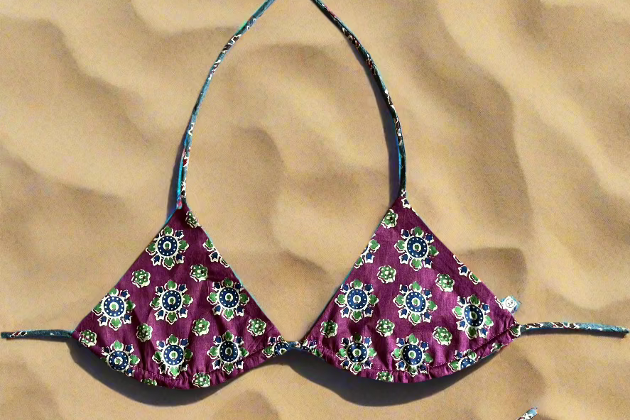 Mistflower Bikini Top