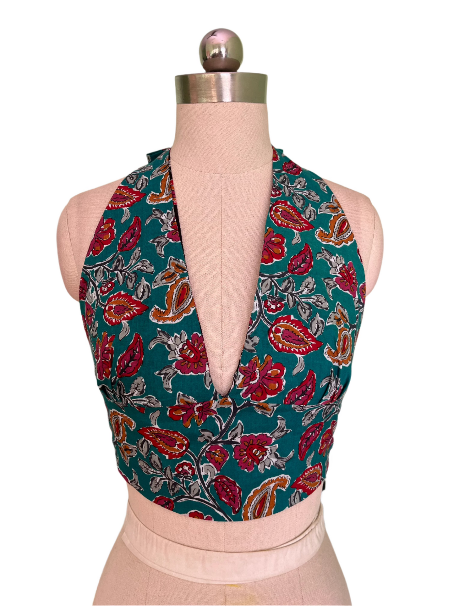 Seafoam Shadows Reversible Halter Top