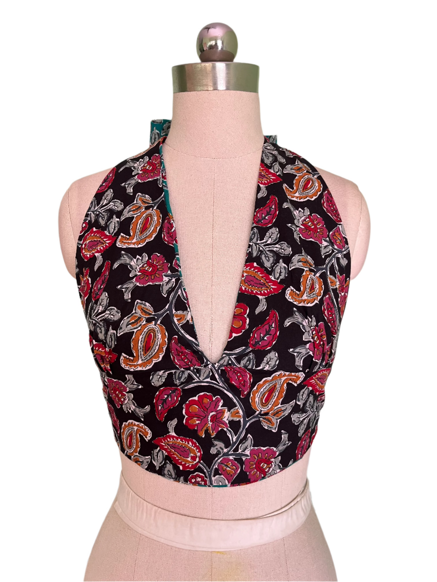 Seafoam Shadows Reversible Halter Top
