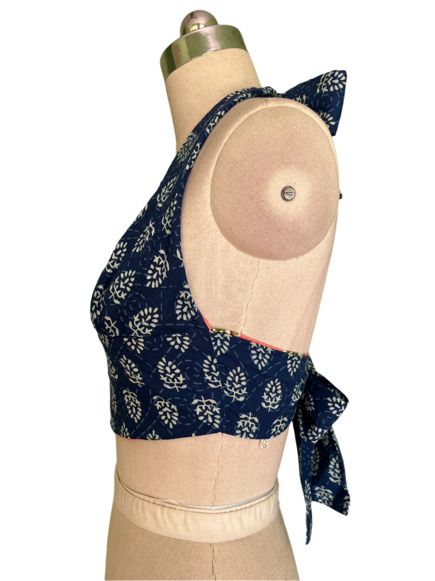 Electric Blossom Reversible Halter Top