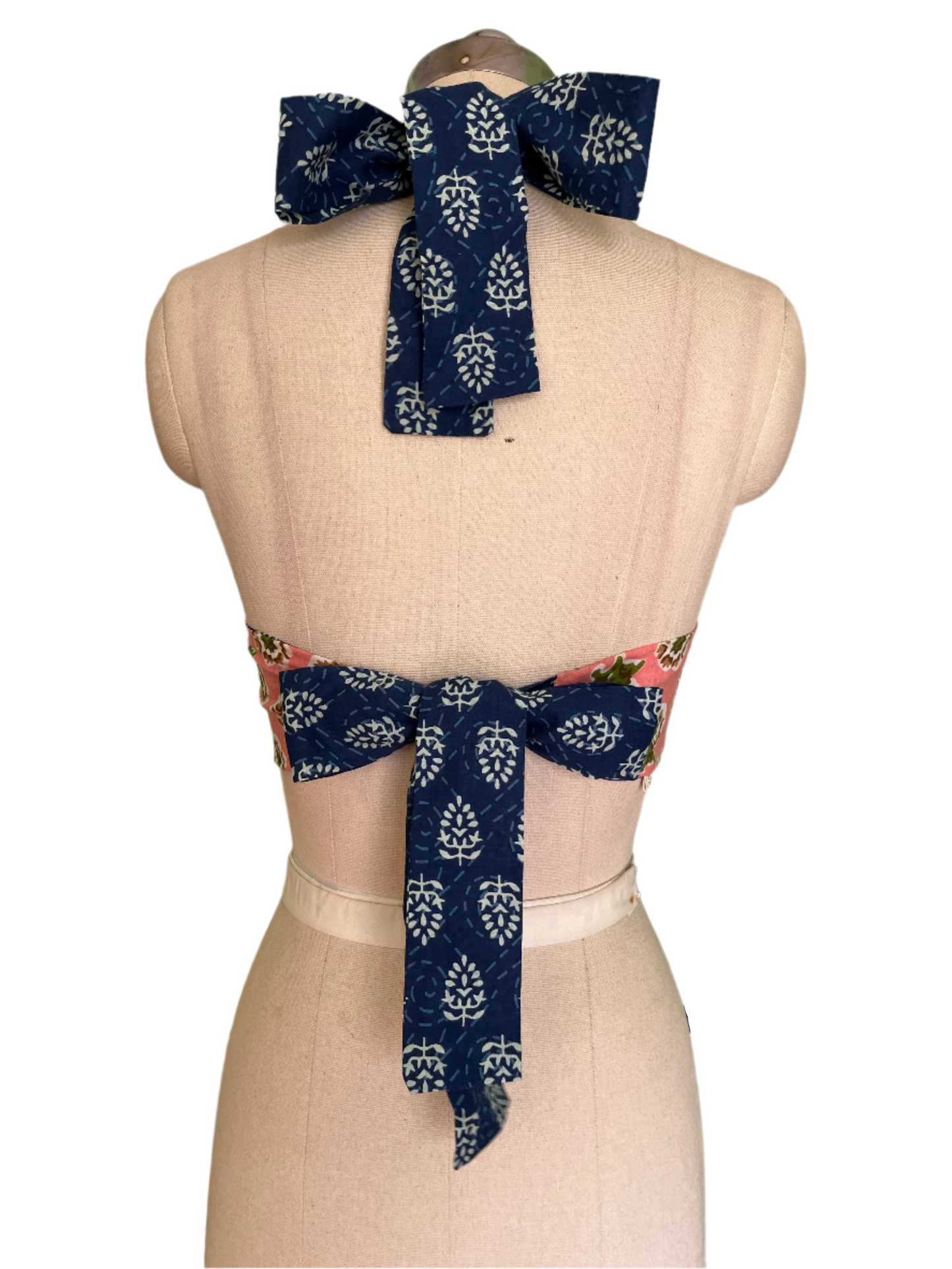 Electric Blossom Reversible Halter Top