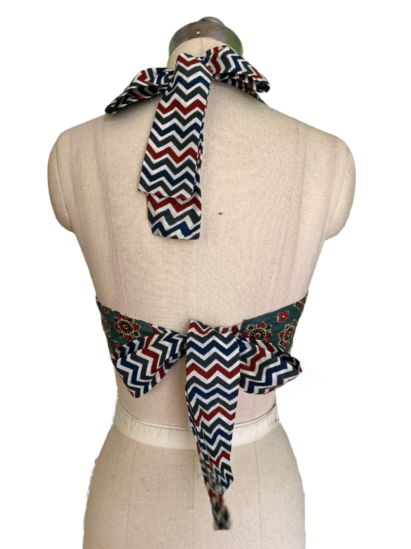 Wildstripe Grove Reversible Halter Top