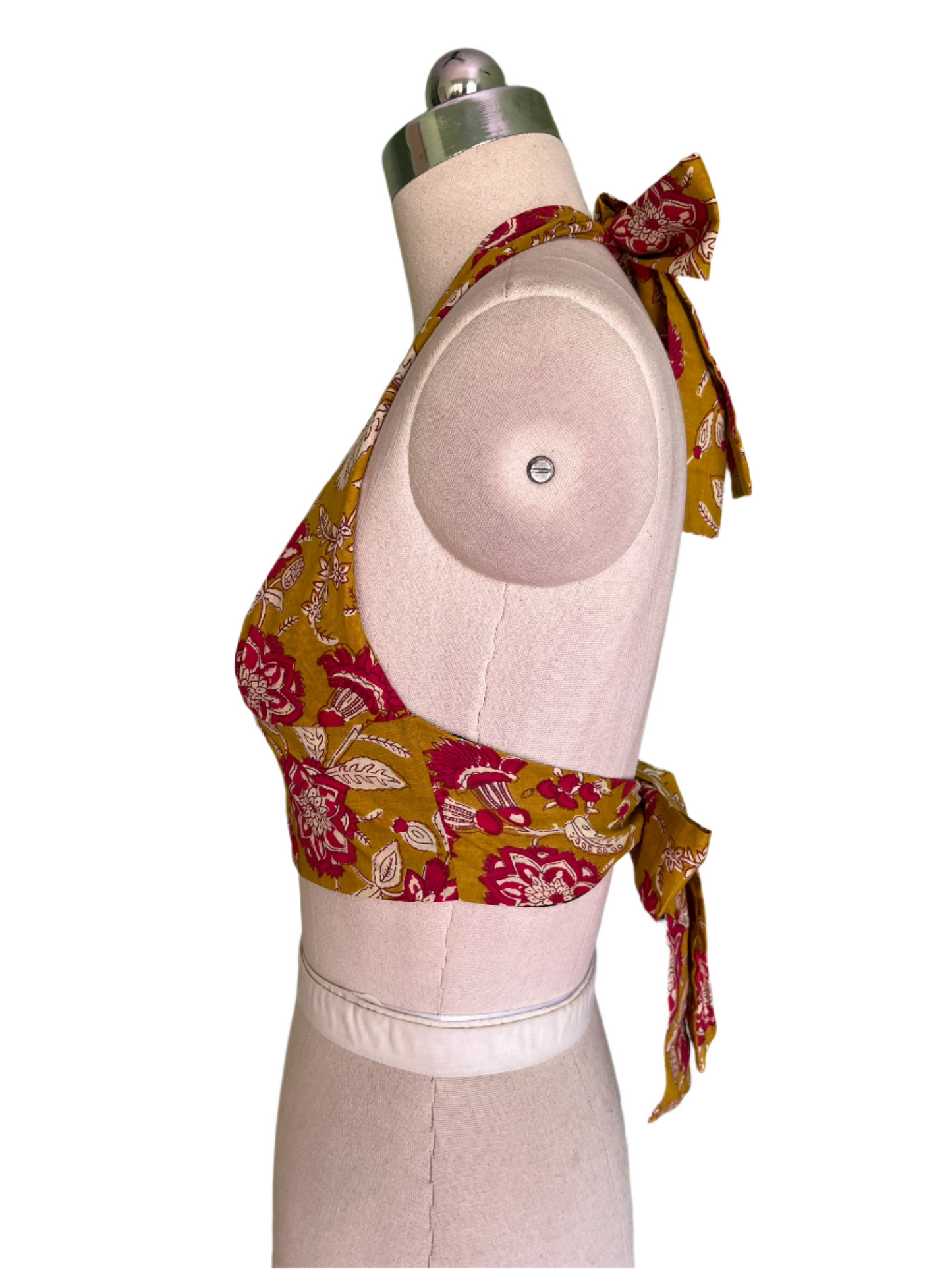 Goldrush Garden Reversible Halter Top