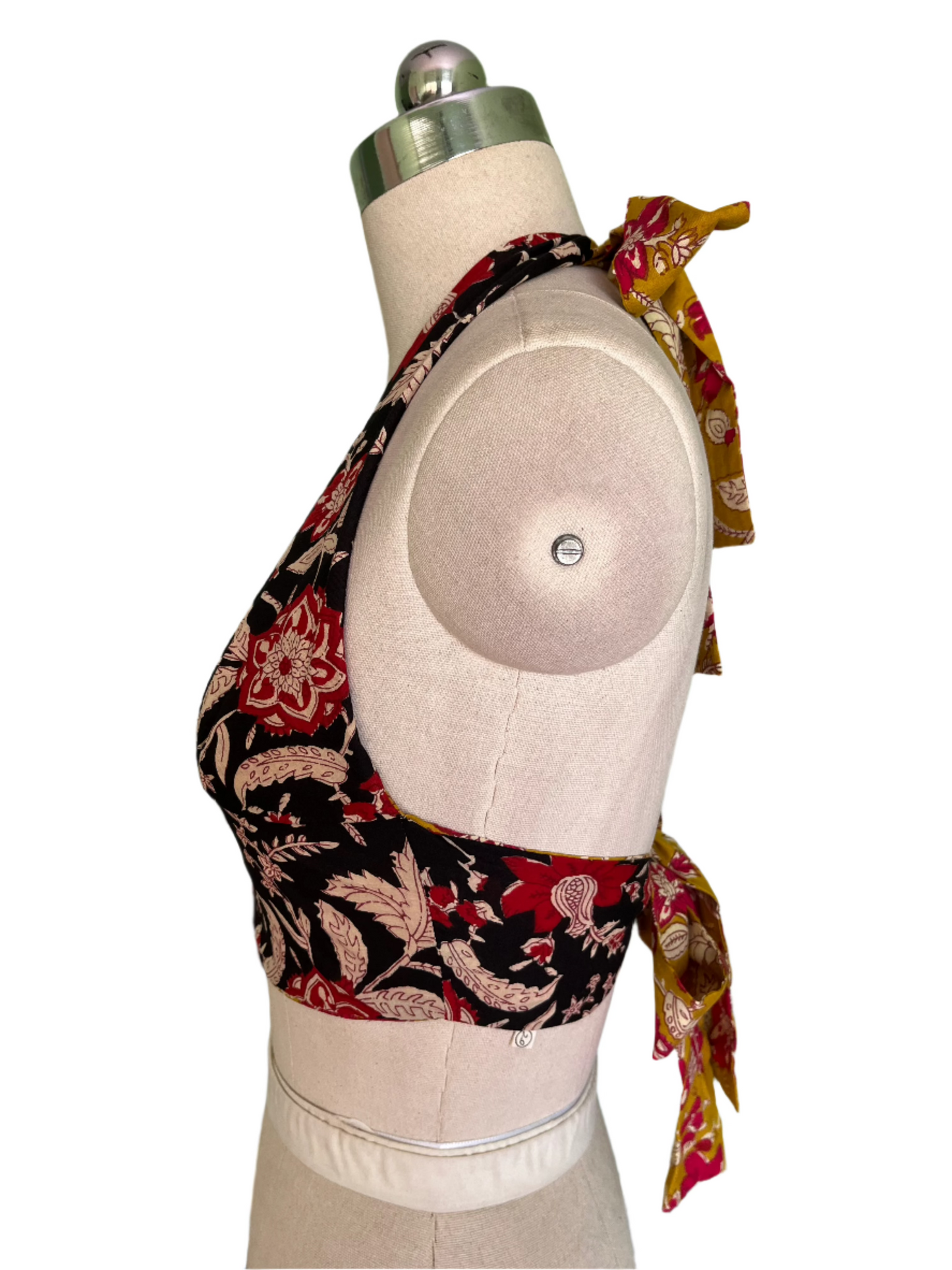 Goldrush Garden Reversible Halter Top
