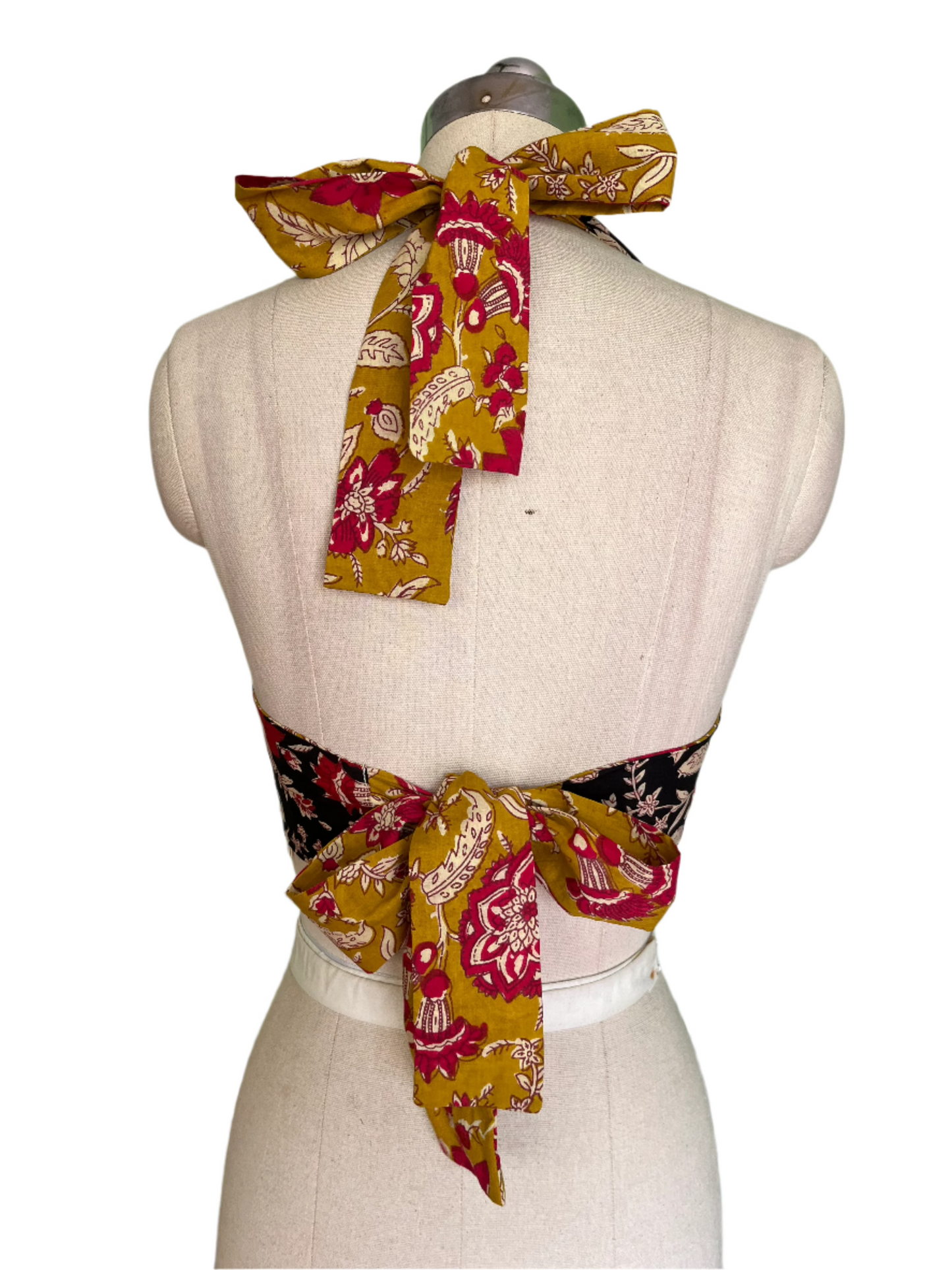 Goldrush Garden Reversible Halter Top