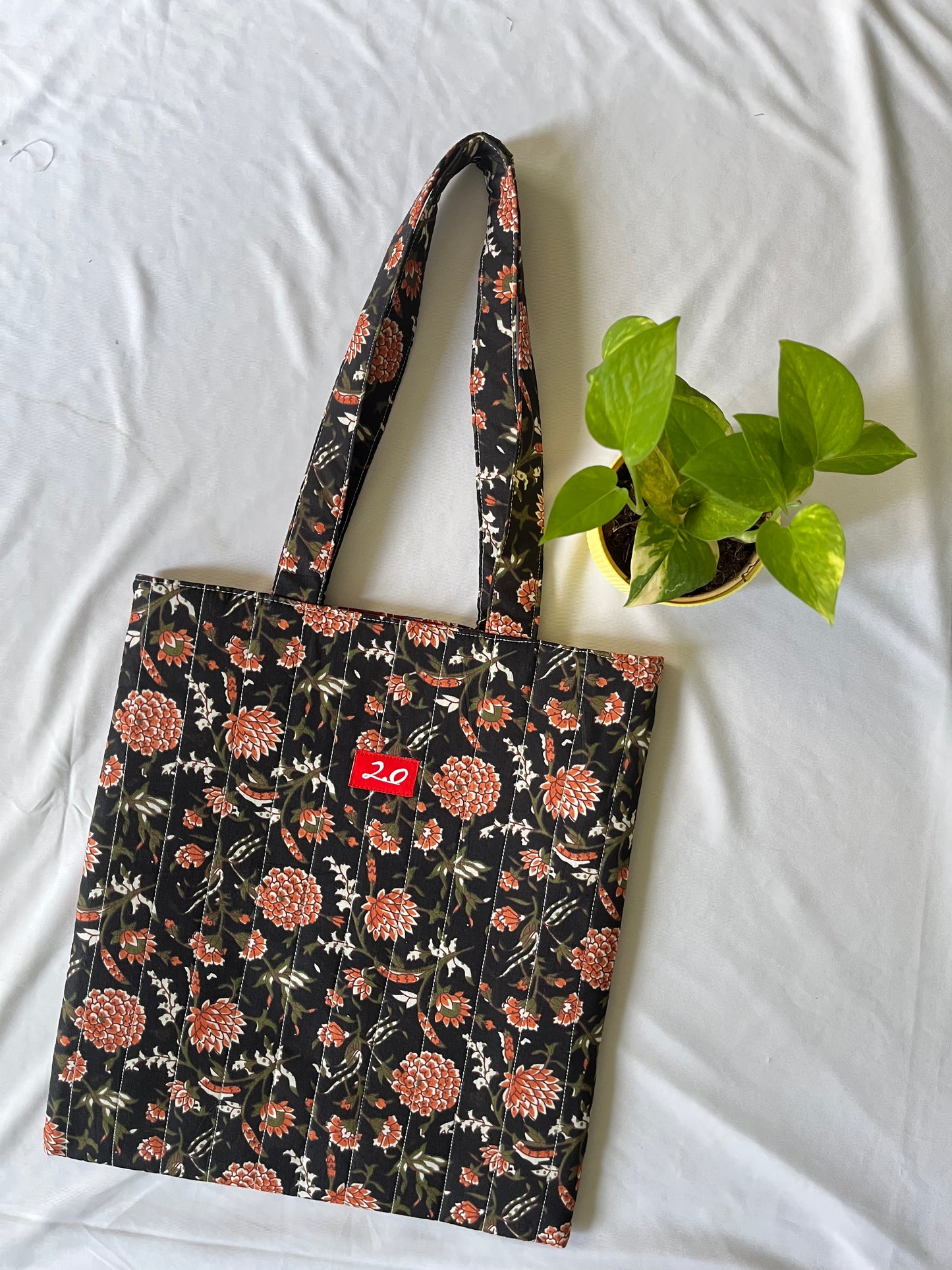 Berry Noir Reversible Tote bag