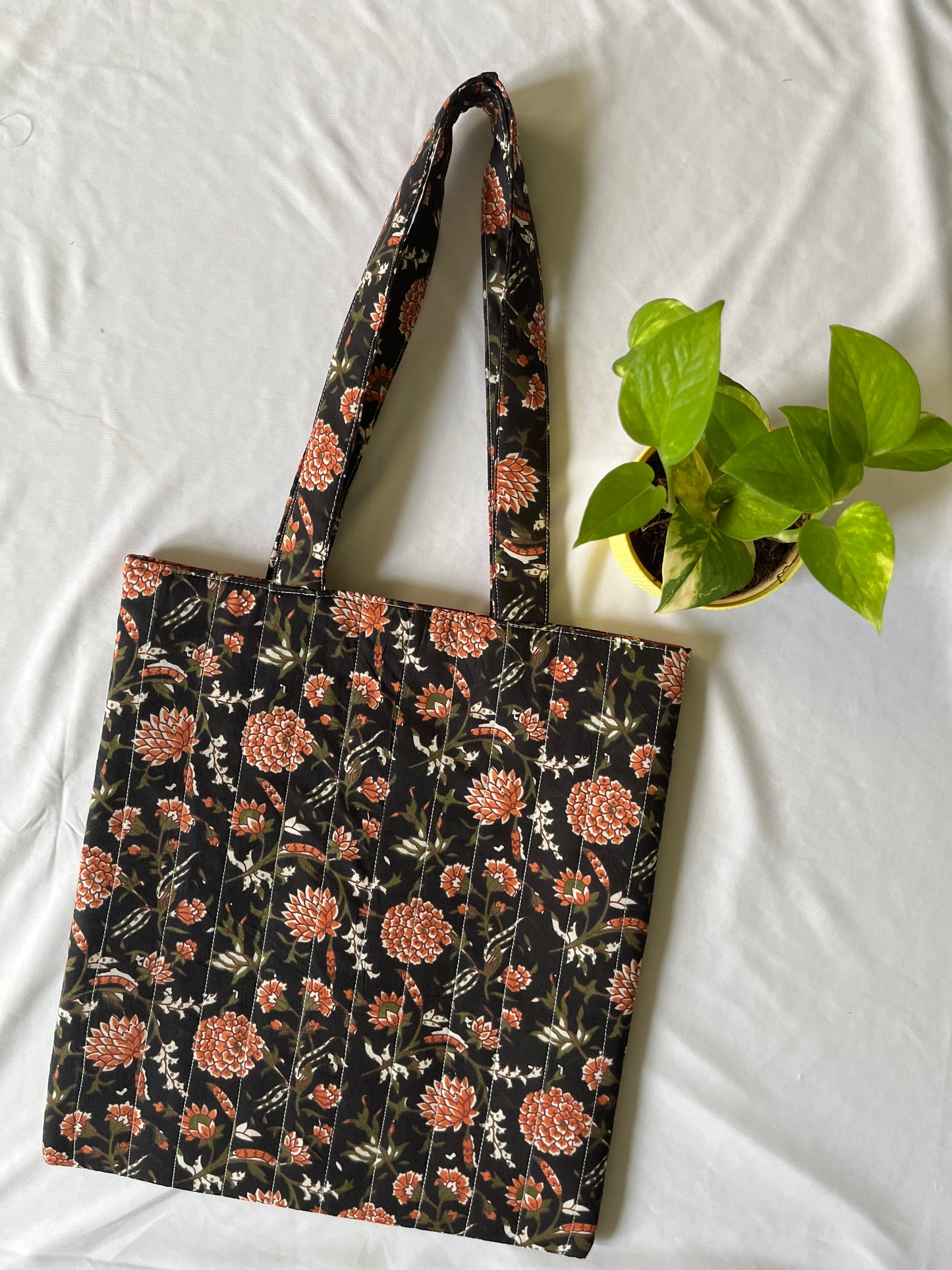 Berry Noir Reversible Tote bag