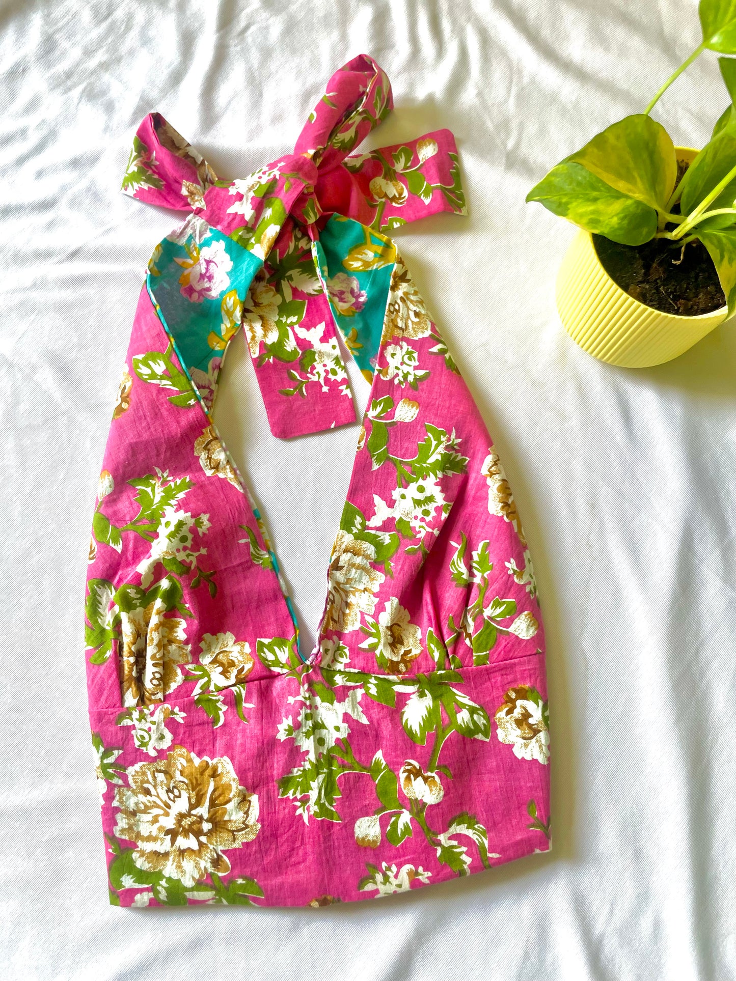 Dreamcore Drip Reversible Halter Top