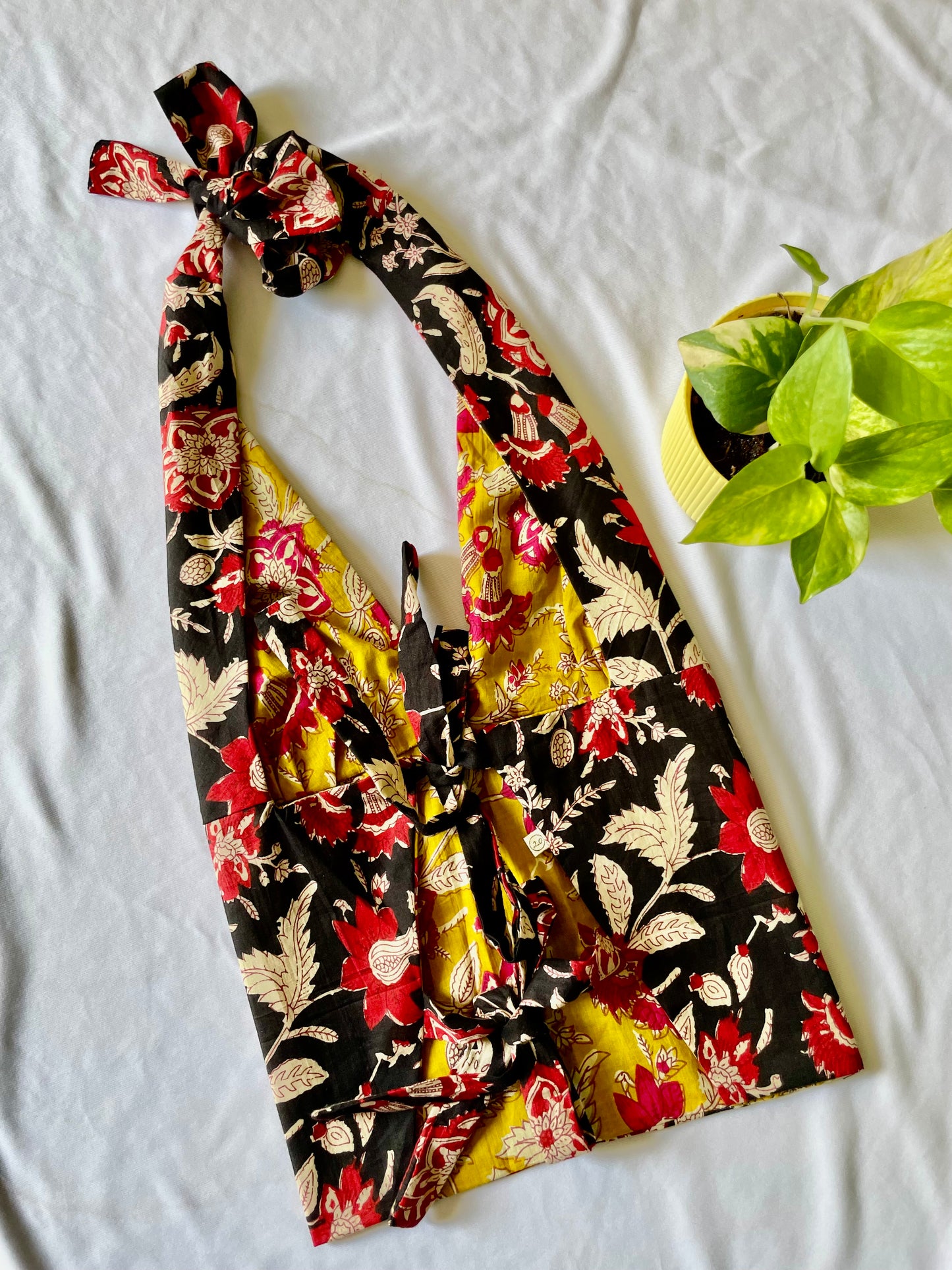 Midnight Mustard GEET Halter Top